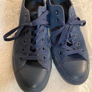 CONVERSE BLUE SUEDE CLASSIC SNEAKERS SIZE 8